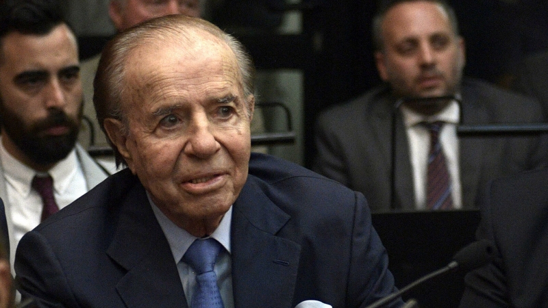 Умер бывший президент Аргентины Карлос Менем