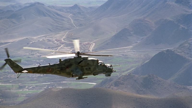 При крушении вертолета в Афганистане погибли девять человек