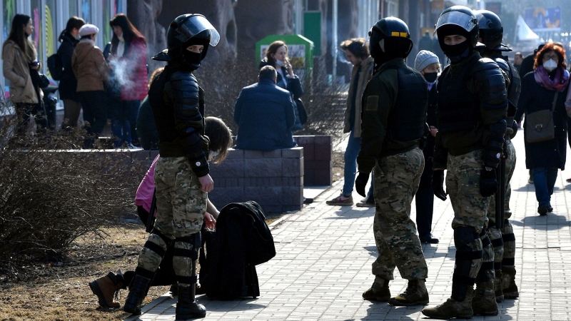 Силовики ушли из центра Минска