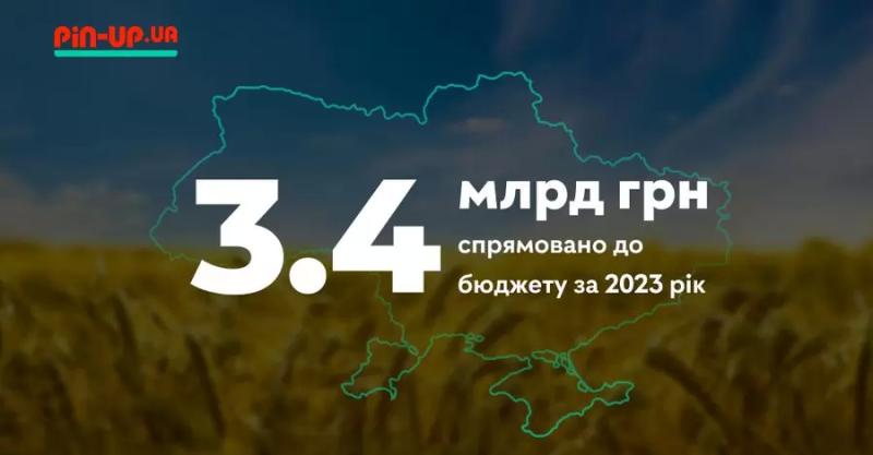 PIN-UP Ukraine направила более 3,4 миллиарда гривен в бюджет за 2023 год